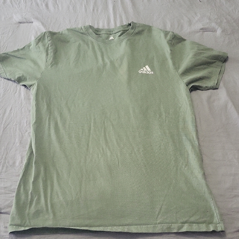 Adidas Men's Green T-Shirt